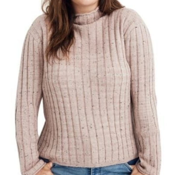 Madewell Sweaters - NWT Madewell Donegal Evercrest Turtleneck Sweater